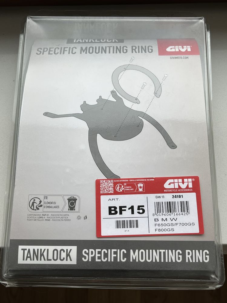 Adapter Givi Tanklock BF15 do BMW F650GS Twin / F700 GS / F800 GS