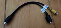 Kabel adapter przejściówka TV-OUT 9 pin -> Comp (RCA cinch) + S-Video