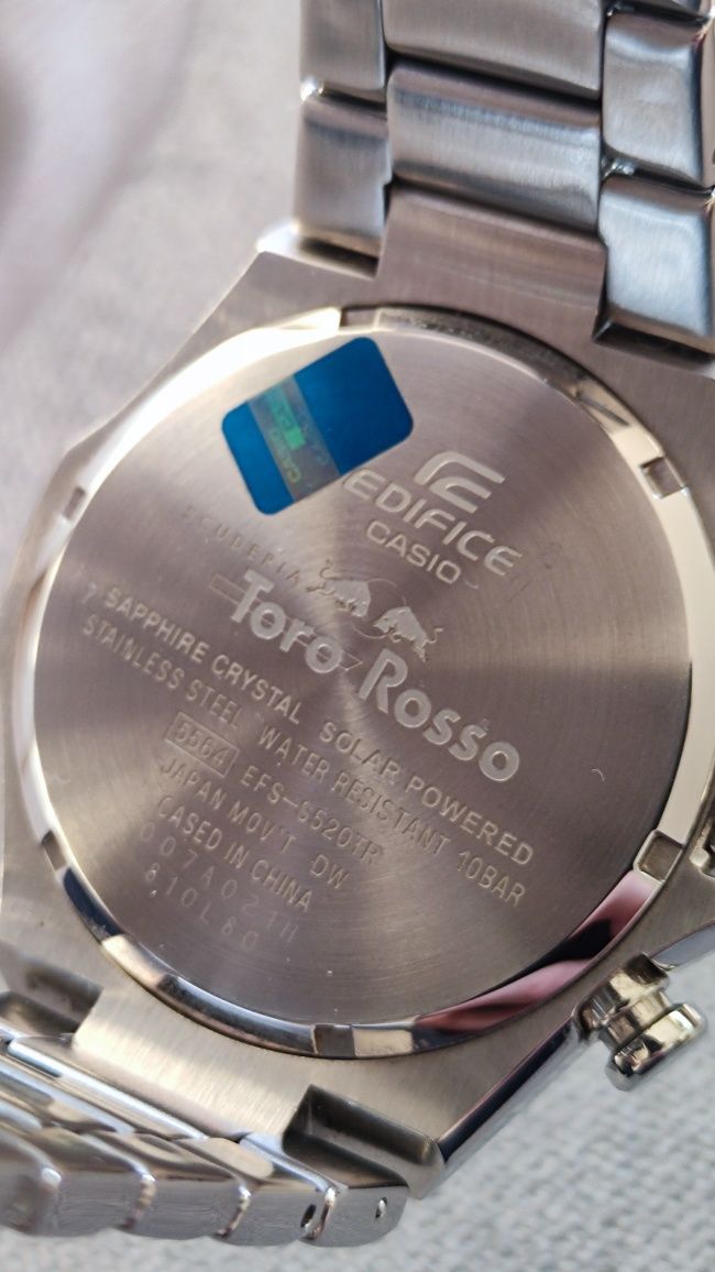 EDIFICE Casio SCUDERIA TORO ROSSO Sapphire Solar Limited