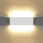 KAWELL Nowoczesna lampa ścienna LED20 Wz aluminium oświetlenie ścienne