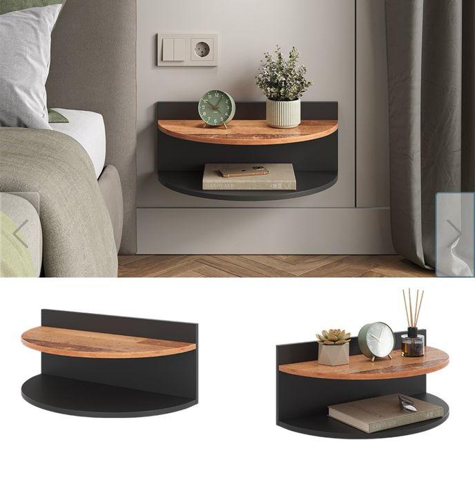 Półki ścienne 2 sztuki wiszące