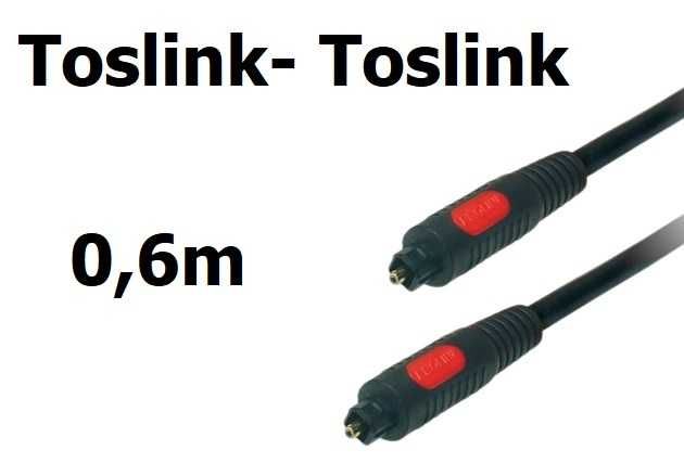 Kabel optyczny Prolink Toslink- Toslink 0,6m