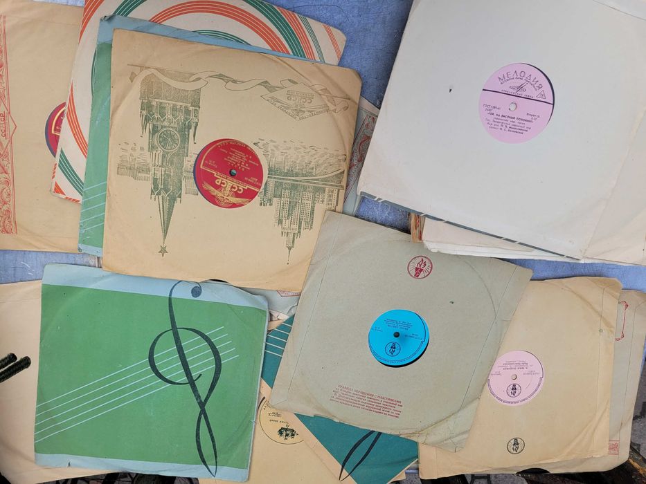 Пластинки 50х годов Апрелевский завод ссср