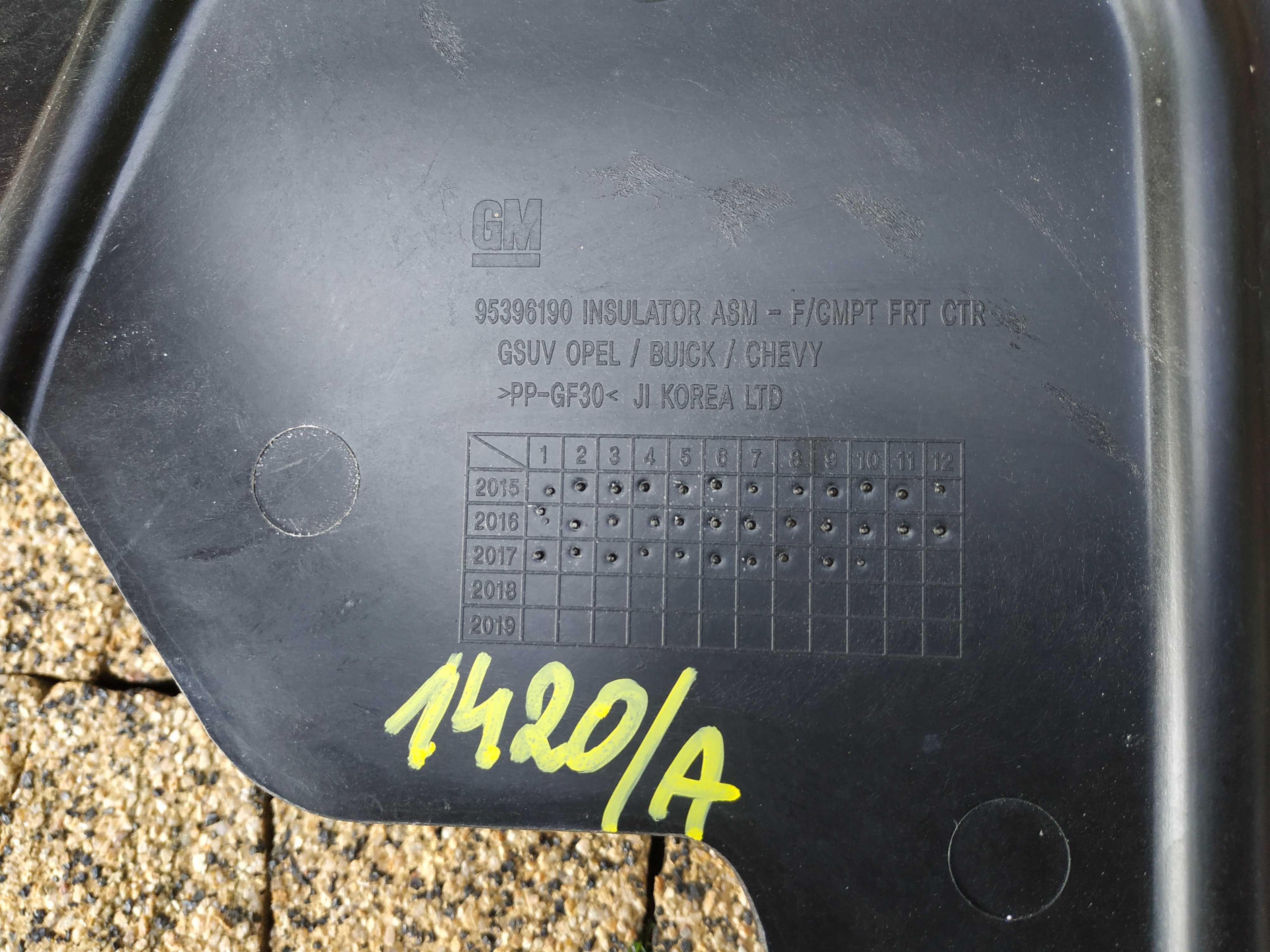 opel mokka płyta pod zderzak