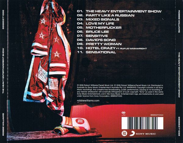 ROBBIE WILLIAMS - The Heavy Entertainment Show -CD- nowa , folia