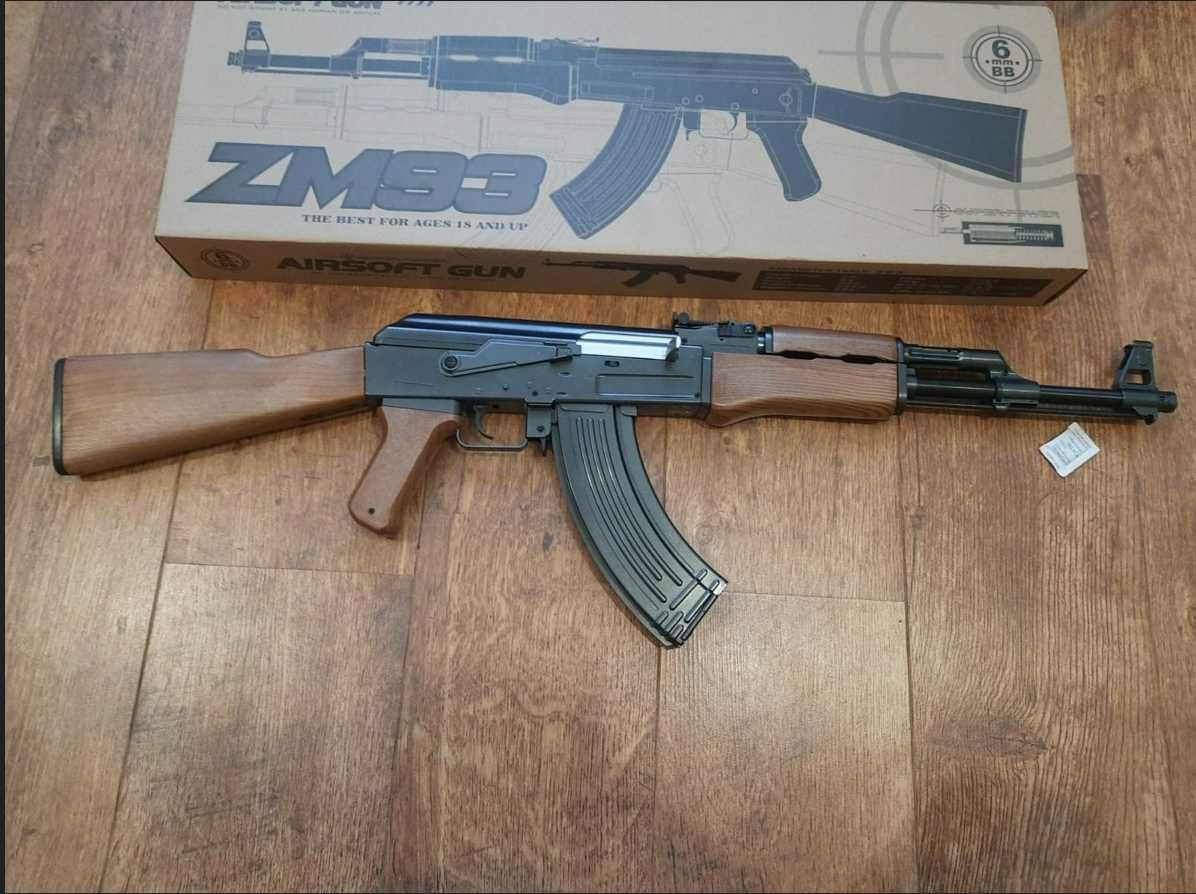 Дитячий автомат zm 93  метал  новий  топ ак 47 калашнікова