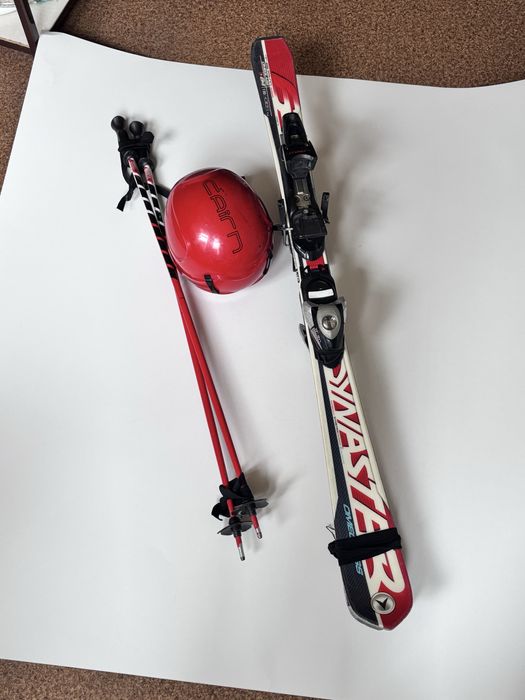 Narty Kask i Kijki Zestaw 120