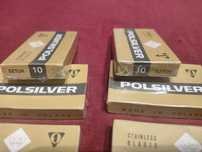 Żyletki Polsilver 6 paczek po 10 sztuk