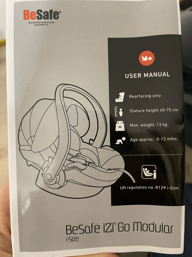 Besafe izi go modular z bazą isofix