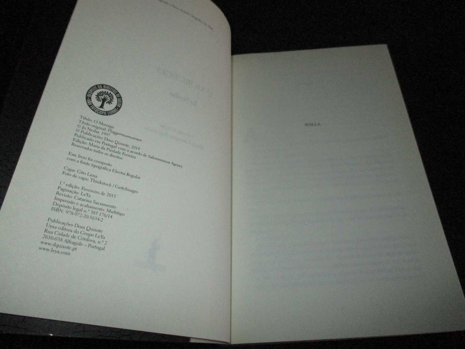 Livro O Morcego Jo Nesbø