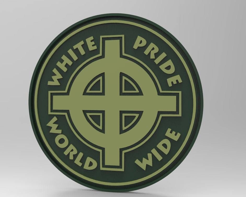 ПВХ шеврон патч White Pride