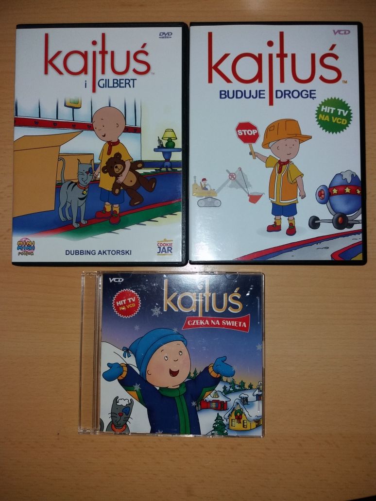 "Kajtuś" 1x dvd, 2x vcd - stan idealny