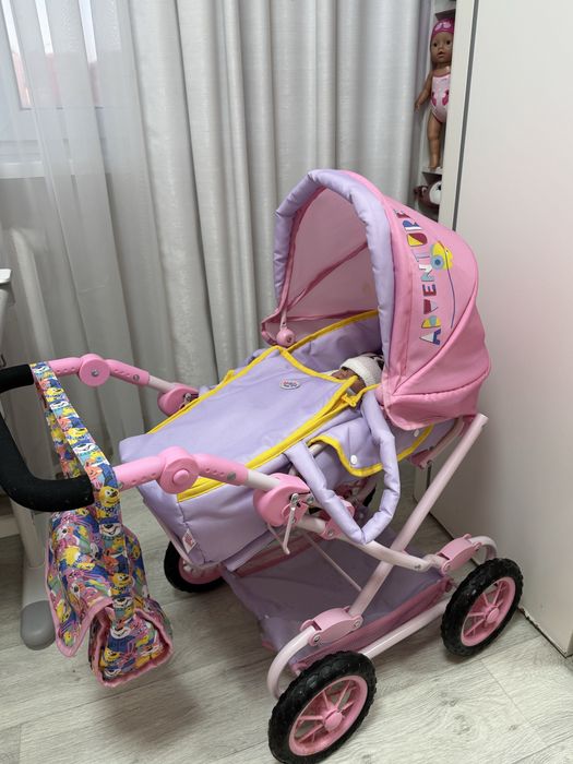 Коляска для ляльки Baby Born Делюкс S2  + Подарунок (маленька коляска)