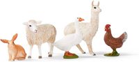 Набір фігурок Schleich FarmюТварини лама, кролик,вівця,курка та гуска