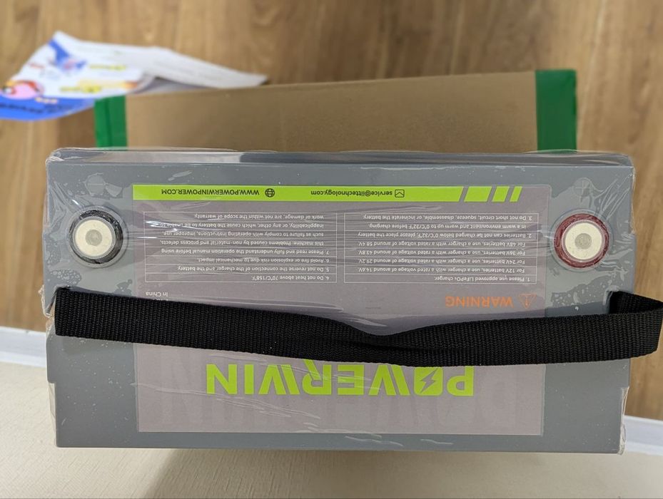 Акумулятор 12v lifepo4 100Ah POWERWIN 1280Wh по факту більше 115Ah