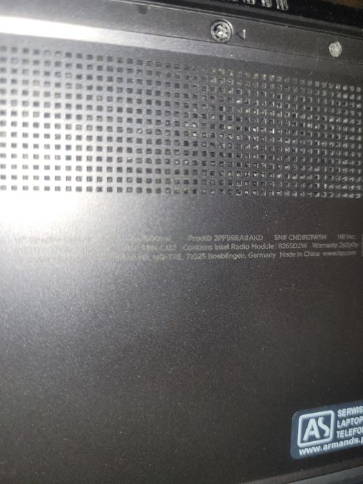 HP Spectre model : 13-af000nw