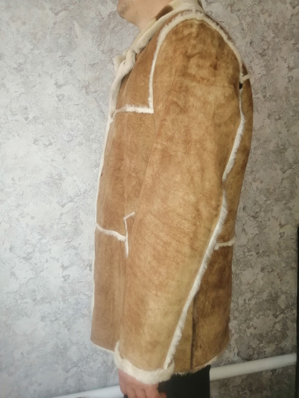 Натуральна  чоловіча дубльонка