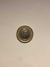 Moeda One Pound-Queen Elizabeth II 2017