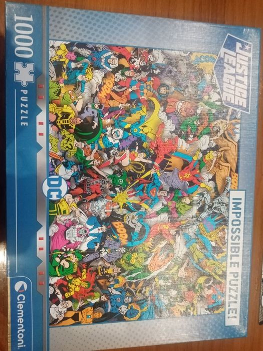 Puzzle 1000 peças liga da justiça
