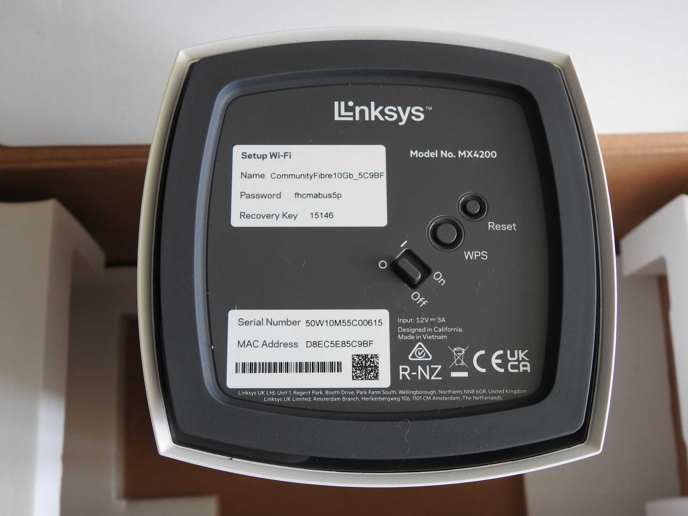 Новый Роутер Wi-Fi Точка доступа Linksys Velop WiFi 6 MX4200 AX4200
