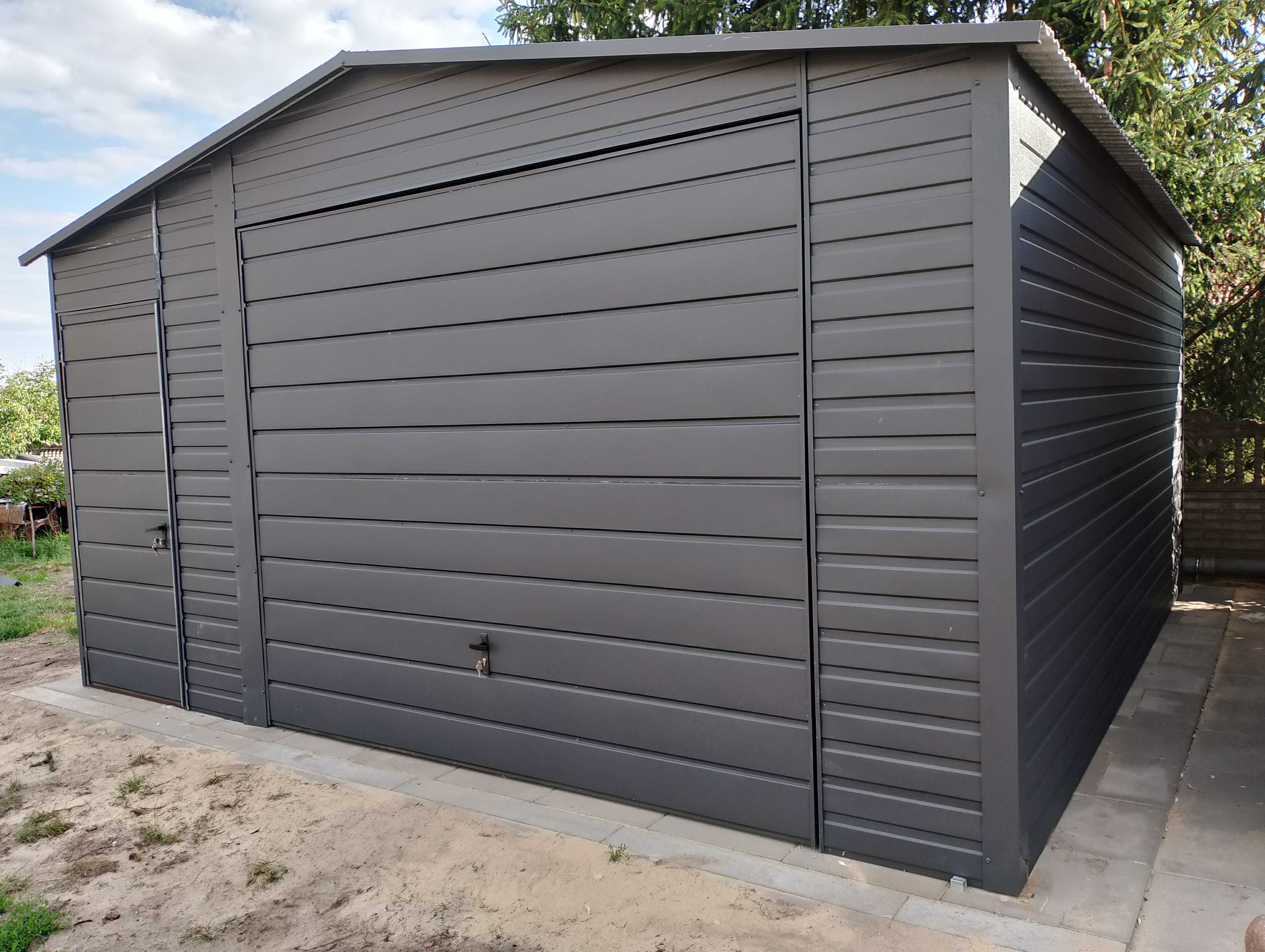 Garaż 6x5 Dowolny kolor Ral  Panel Poziomy PROMOCJA Profil ocynk