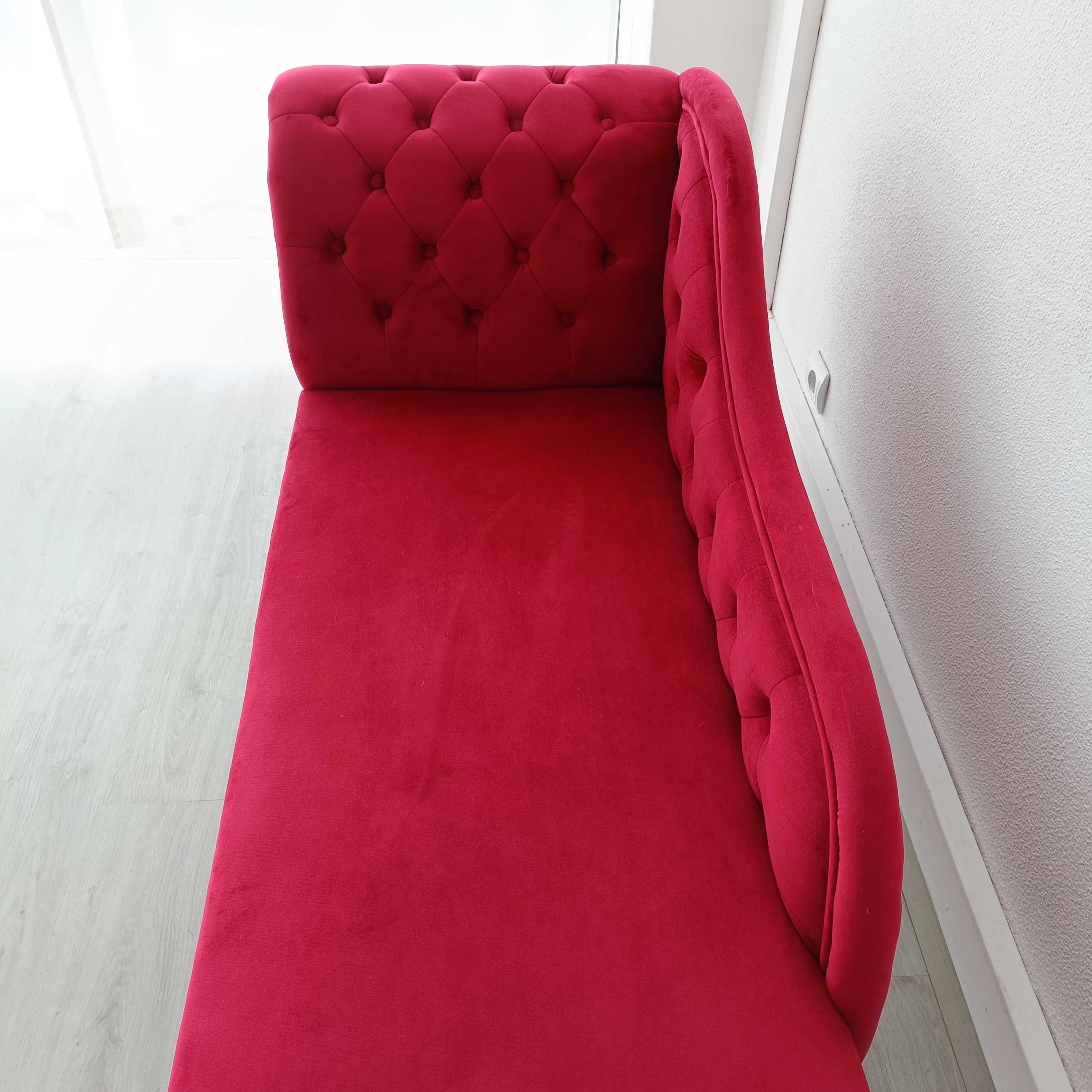 Sofa chaise long veludo