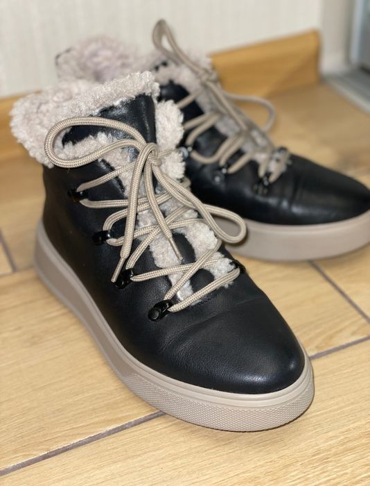 Ботінки шкіряні, зимове взуття шкіра