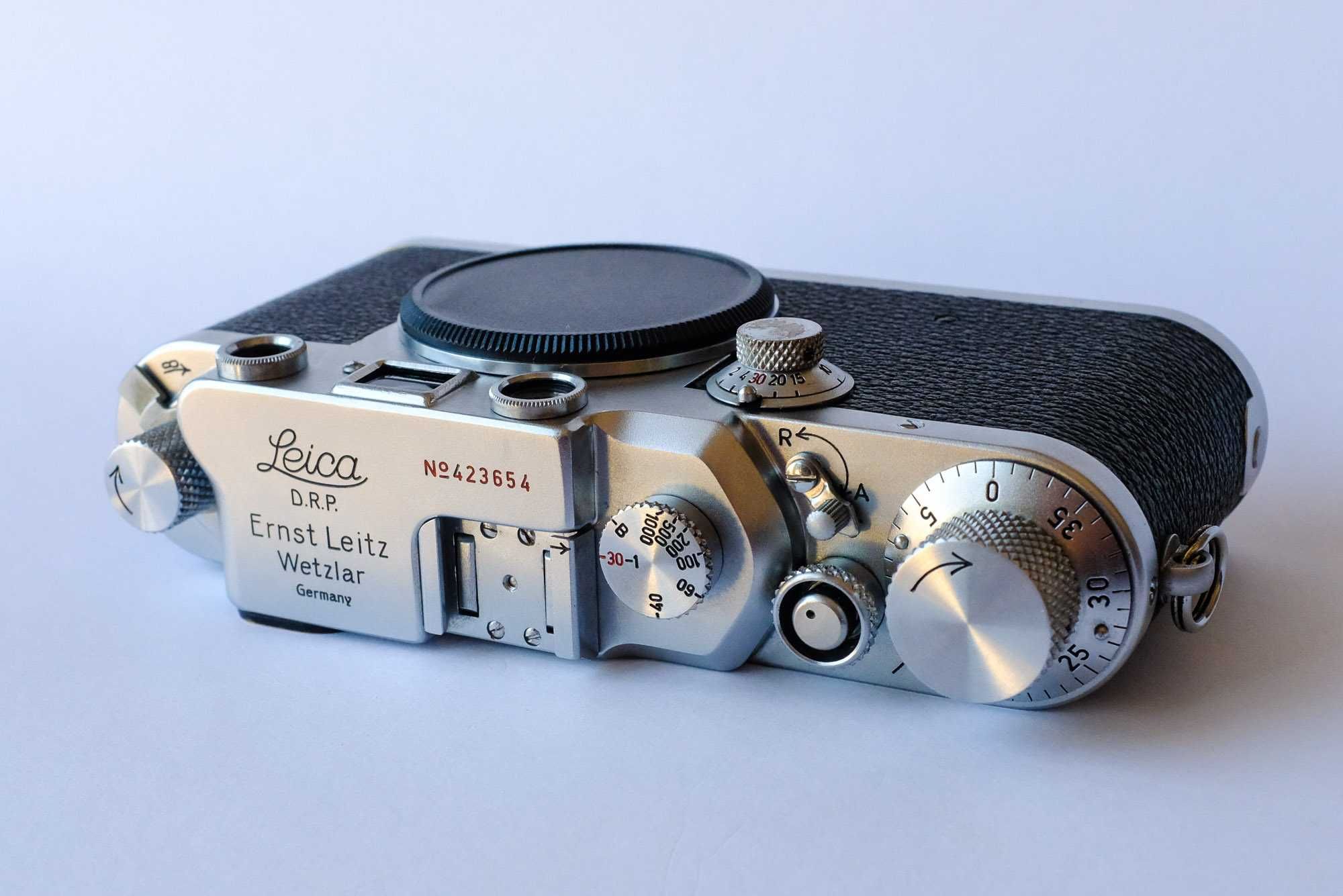 Aparat fotograficzny Leica IIIc po serwisie, przetestowany z filmem