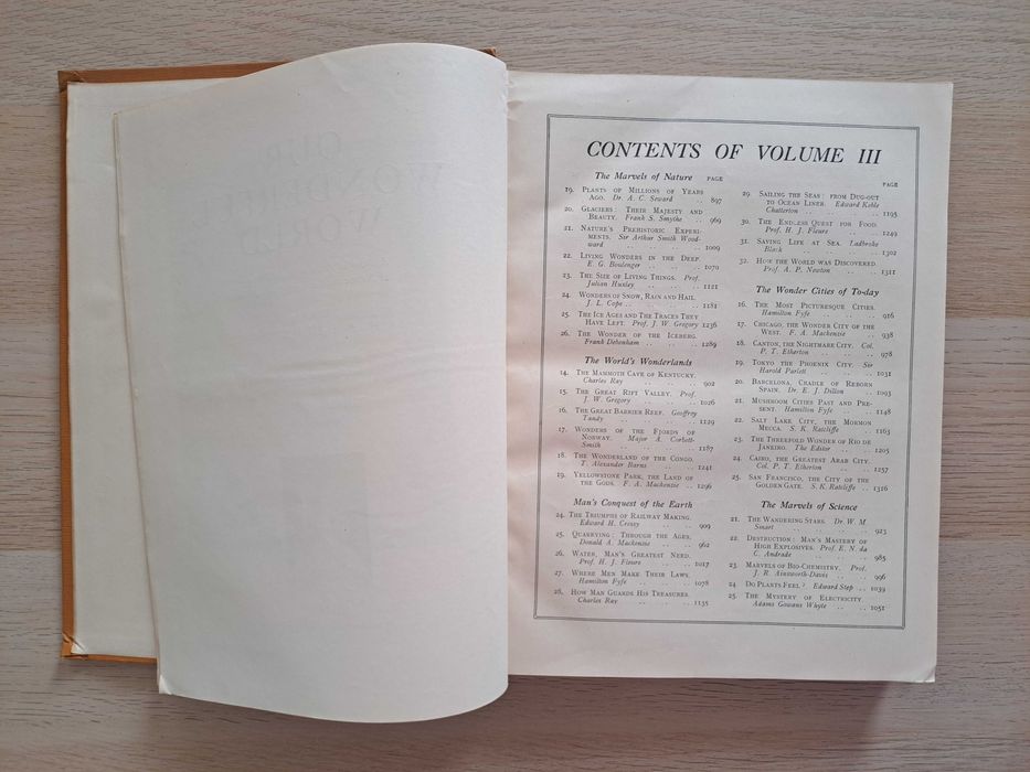 1920 rok. Our Wonderful World