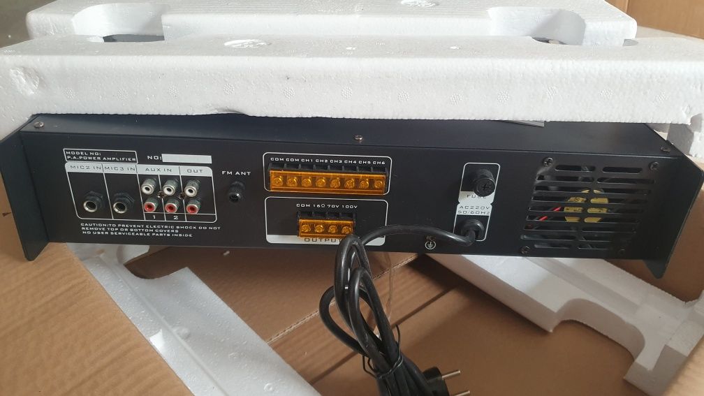 Підсилювач трансляційний sky audio sa-300w, настінна акустика ns-25