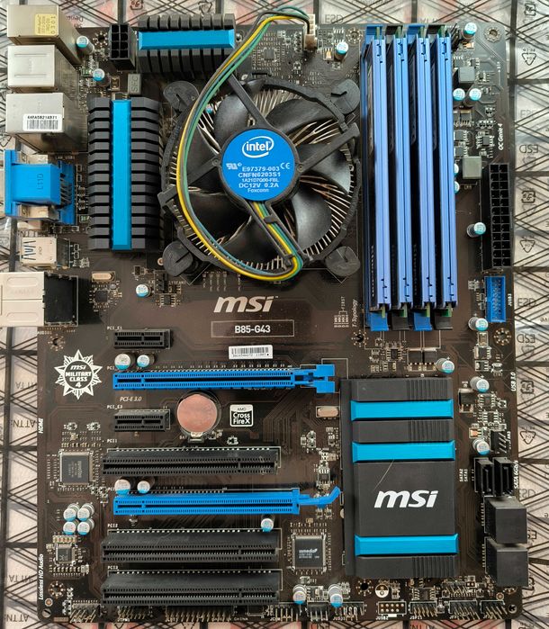 Комплект на 1150 MSI B85-G43