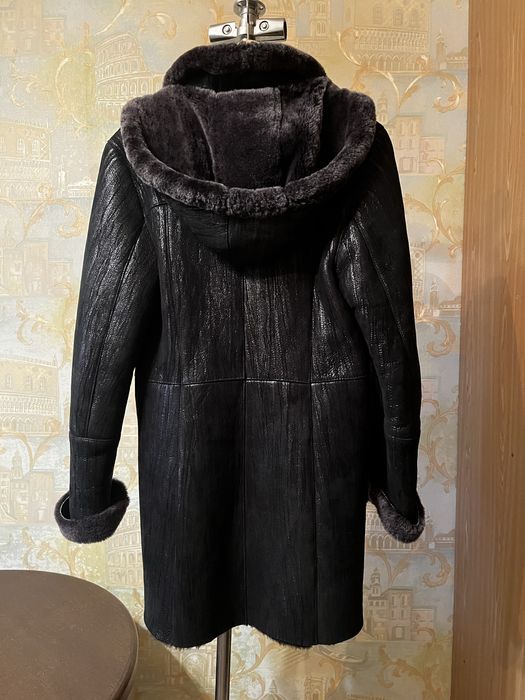 Женская натуральная дубленка.Турция Yellow Genuine Leather