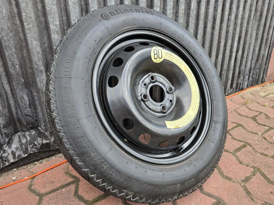 Koło dojazdowe zapasowe 125/90R15 zapas Fiat Stilo 4x98 Doblo Bravo Li