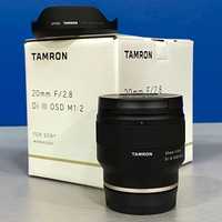 Tamron 20mm f/2.8 Di III OSD (Sony FE) - NOVA - 5 ANOS DE GARANTIA