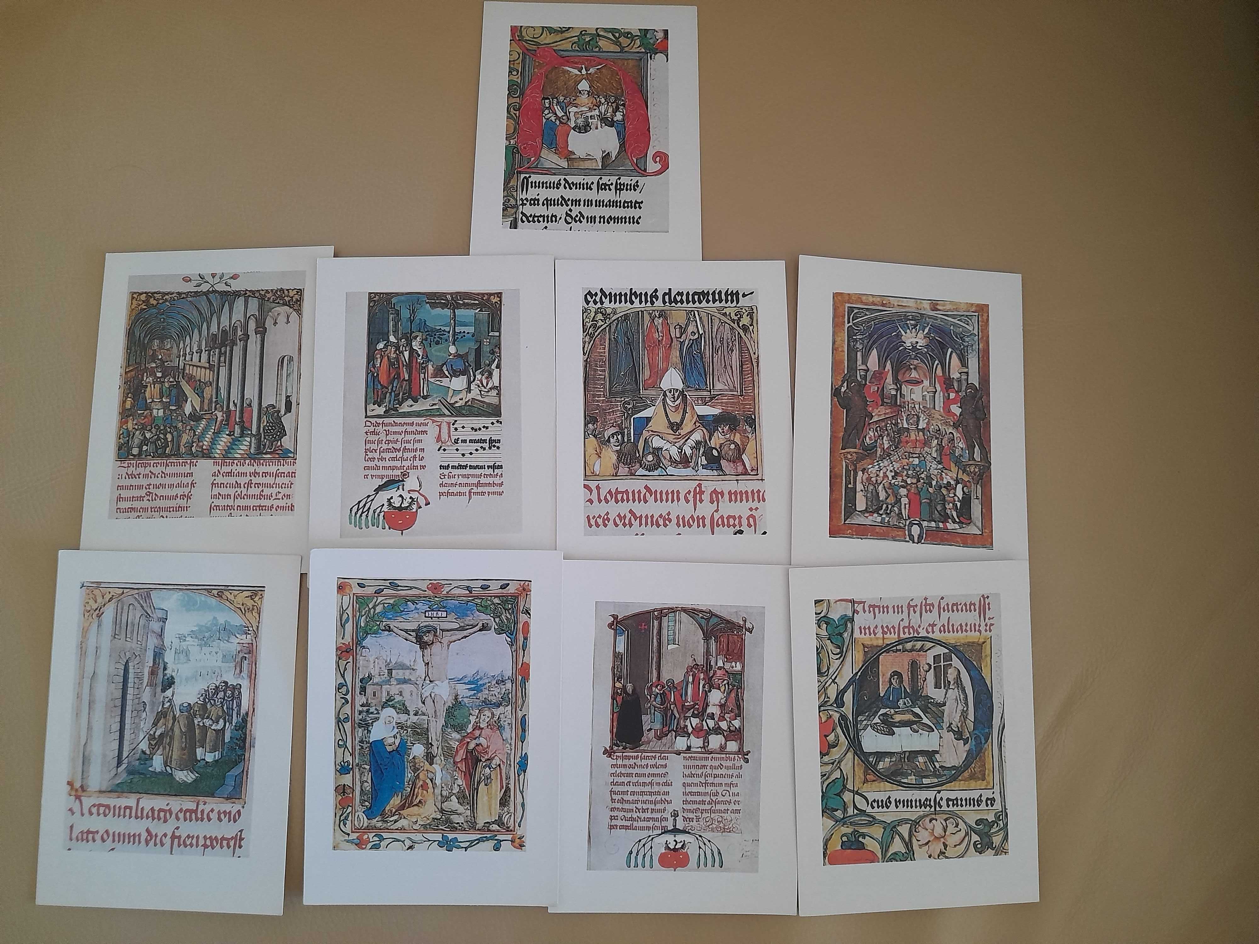 zestaw pocztówek "Pontyfikał Erazma Ciołka"