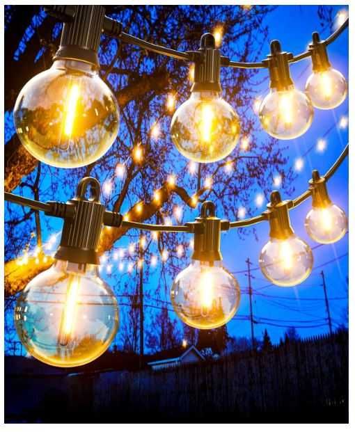 Girlanda świetlna 7.6m 12 żarówek Zuske