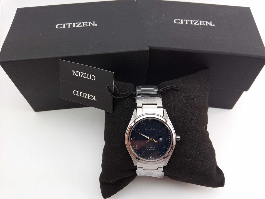 Титановые японские женские часы Citizen EW2470-87M, сапфировое стекло
