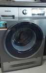 Maquina de lavar e secar roupa Siemens iQ800 (7kg) -  Silver Inox