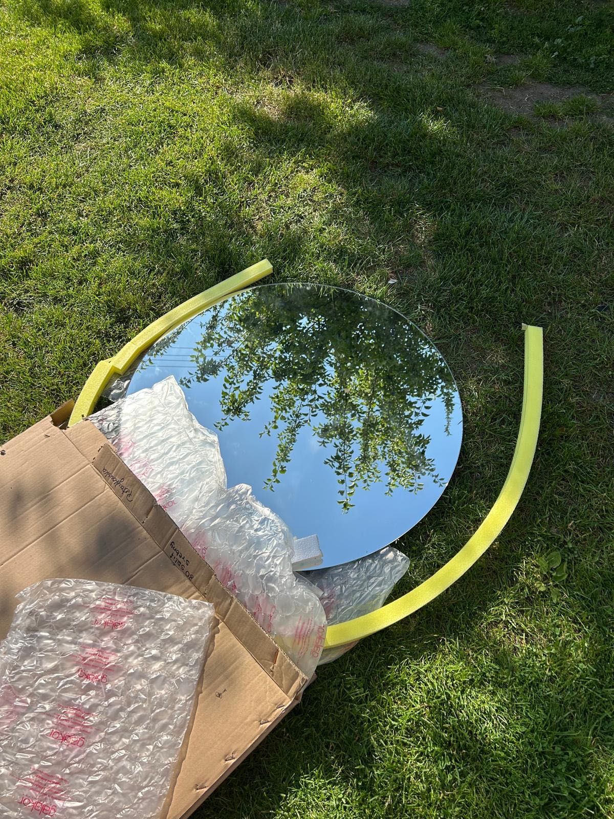 Lustro duże wiszące 80 cm