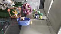 Lote LPS little pet shop - 1 grande + 3 pequenos com acessório