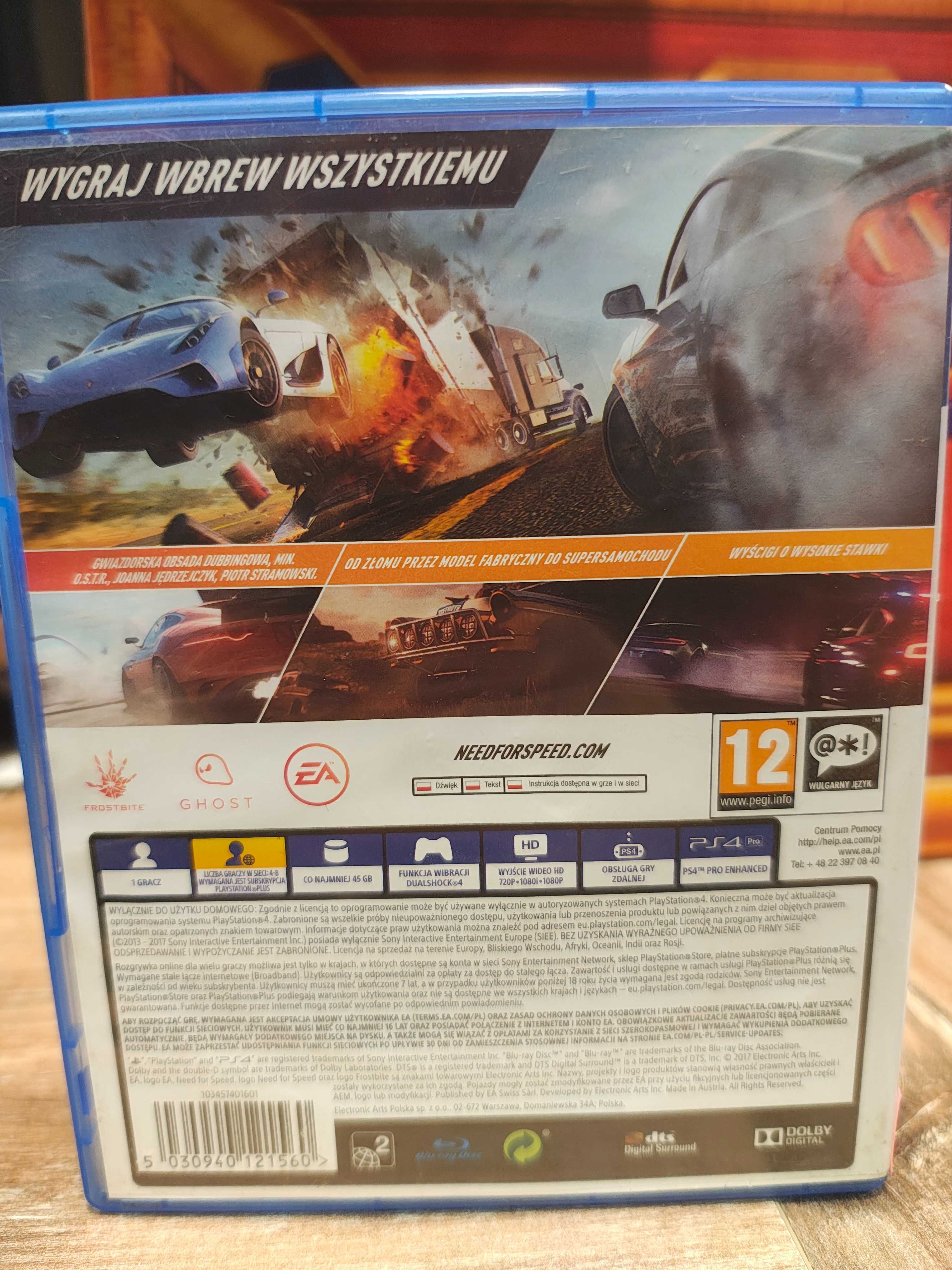 Need for Speed: Payback PS4, SklepRetroWWA