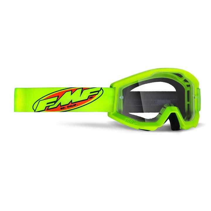 Gogle FMF Powercore Core Yellow fluo clear