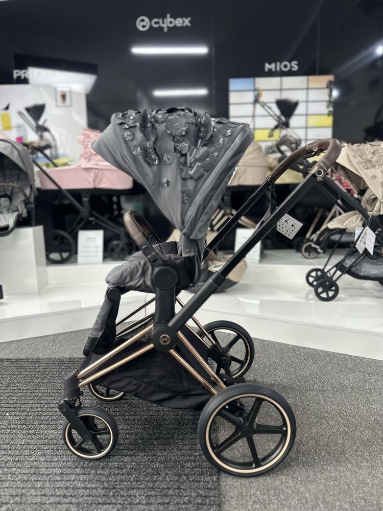 Cybex Priam Spacerowka Simply Flowers Grey