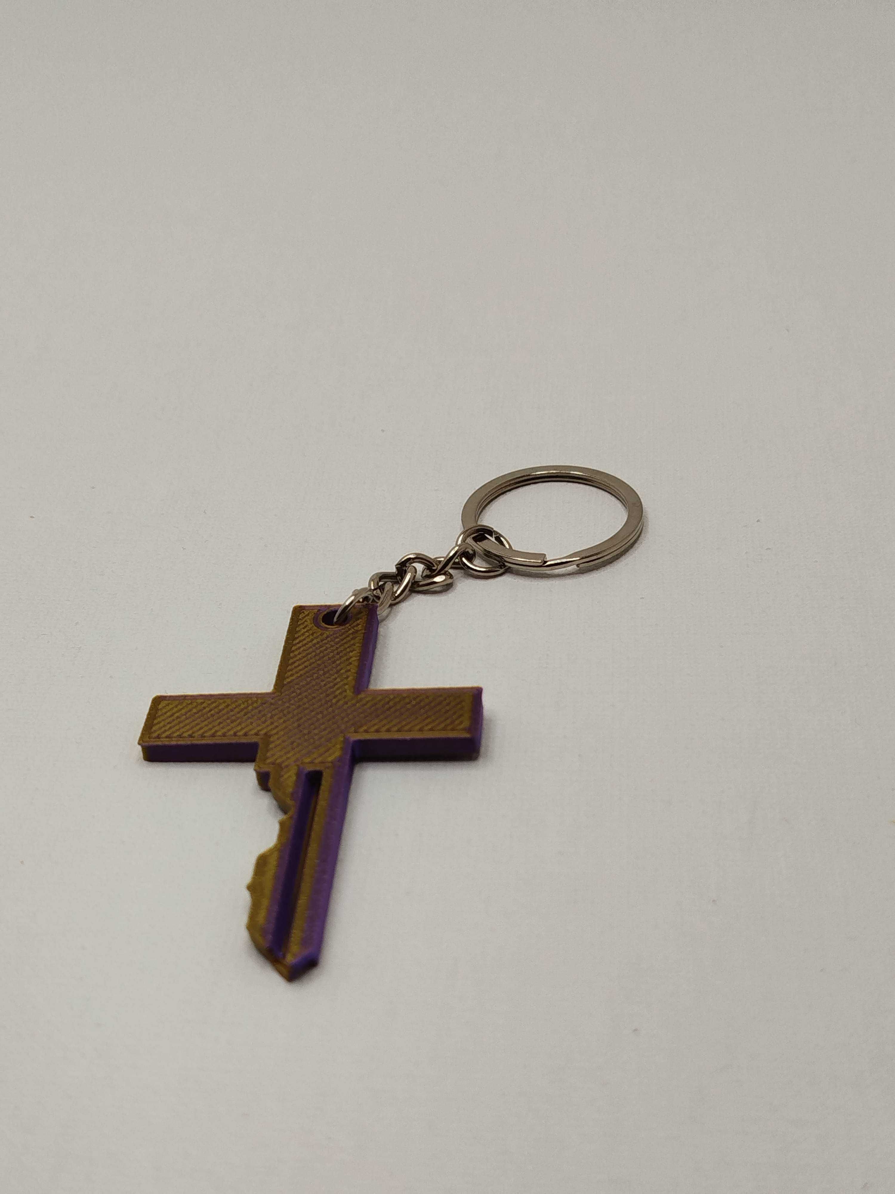 Brelok Krzyż (JESUS IS THE KEY)