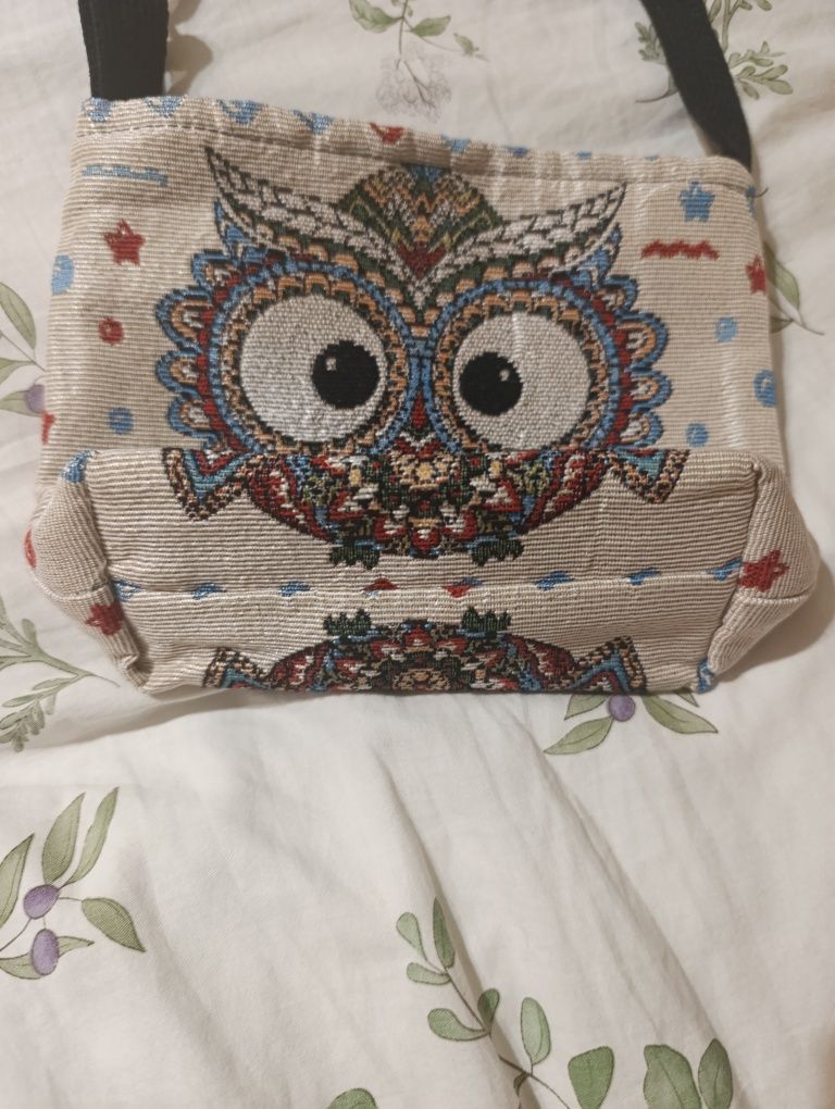 torebka z sową dla dziewczynko