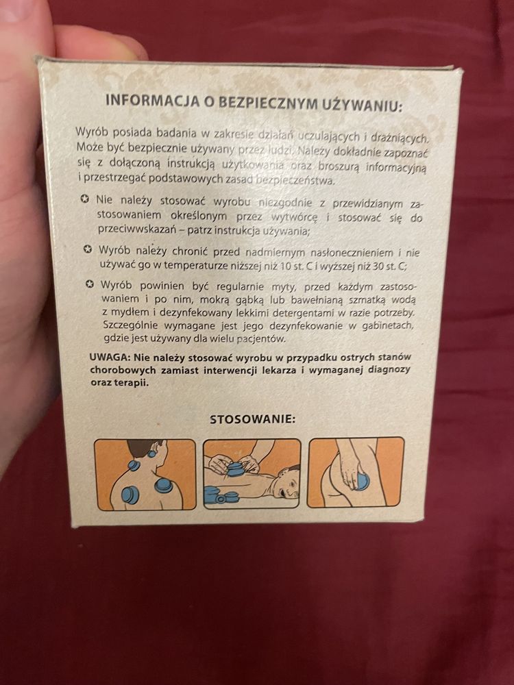 Bańki chińskie japońskie gumowe do masażu ciała na rozstępy cellulit