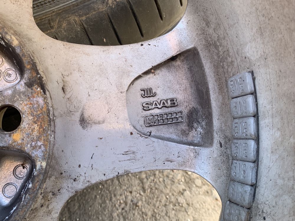 4szt Koła Saab Opel 5x110 6,5jx16 et49 LATO ALUFELGI