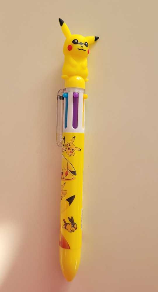 Długopis wielokolorowy z Pikachu Pokemon do szkoły