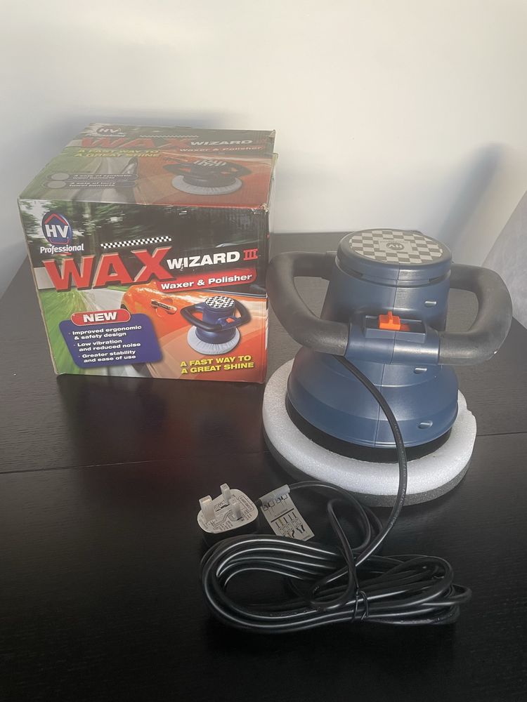Polerka Wax Wizard III – NOWY w kartonie (brak padów), średnica 230 mm