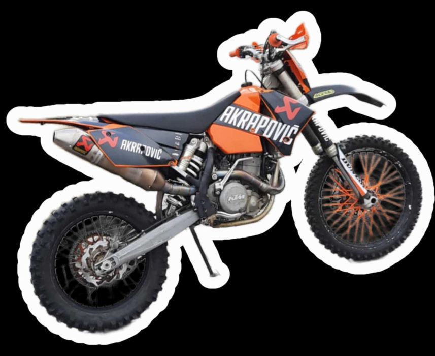 ktm exc 400 450 sx 520 525 stelaż bak siedzenie plastiki części wahacz